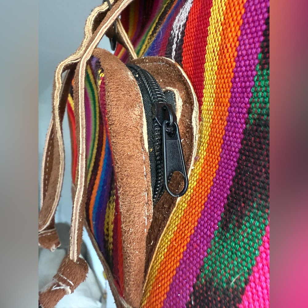 Handmade Mini Backpack 🩷 Multicolor - Picture 3 of 5